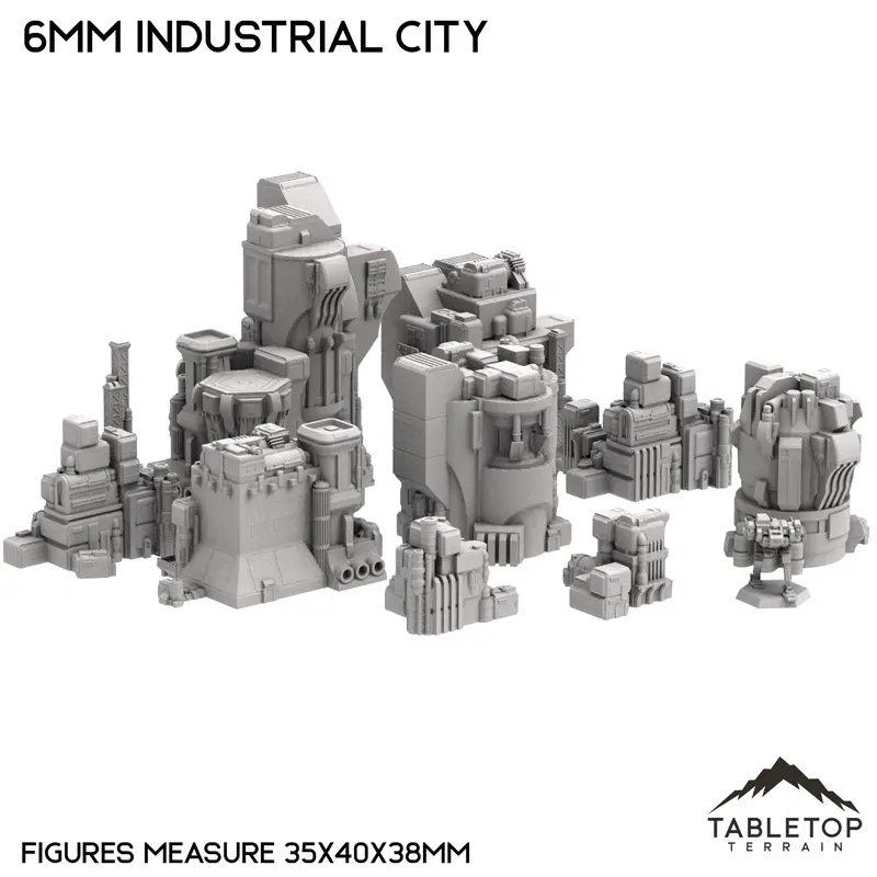 6Mm Sci-Fi Industrial City Bundle 1 2
