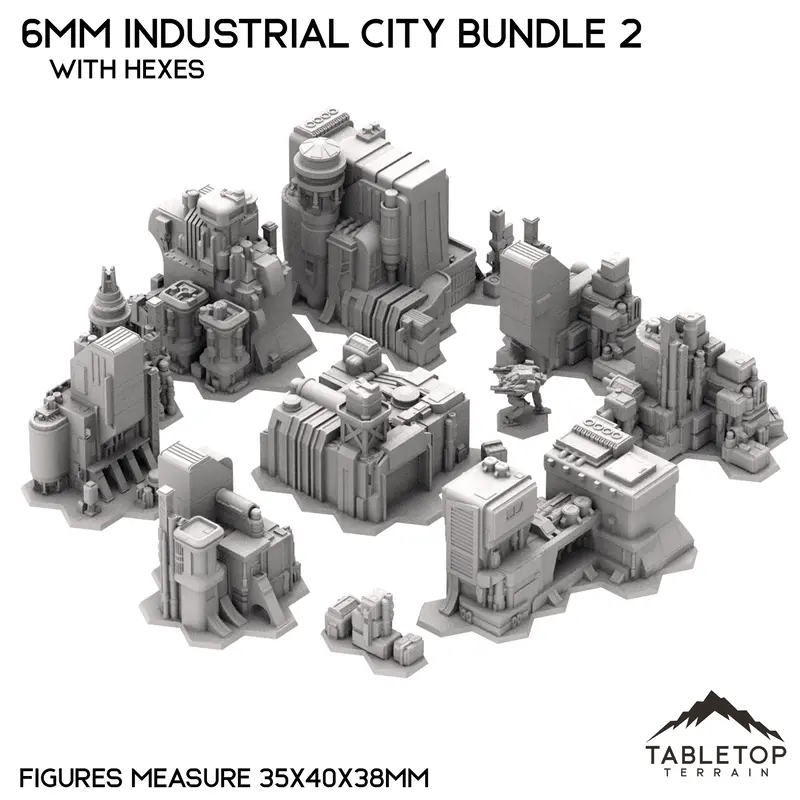 6Mm Sci-Fi Industrial City Bundle 2 1