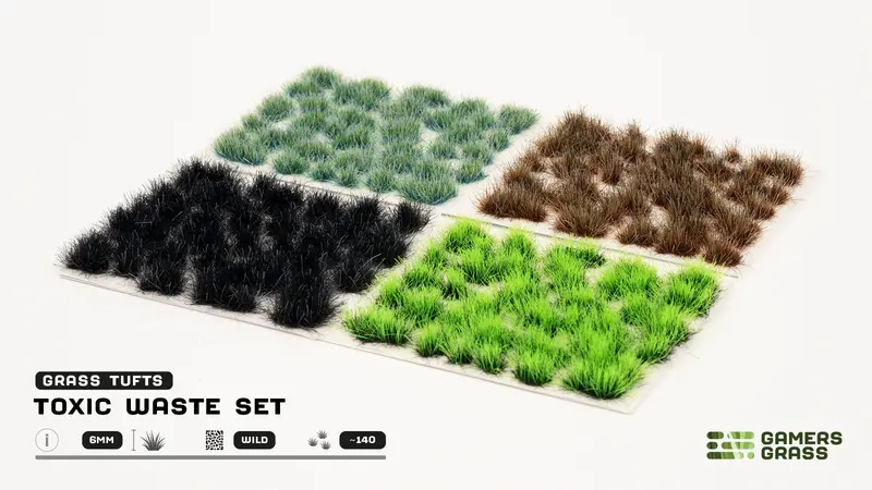 6Mm Toxic Waste Tuft Set 1