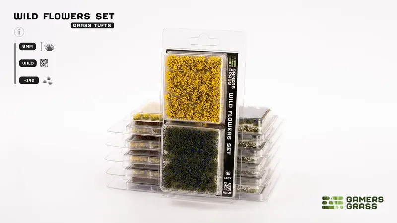 6Mm Wild Flowers Tuft Set 2