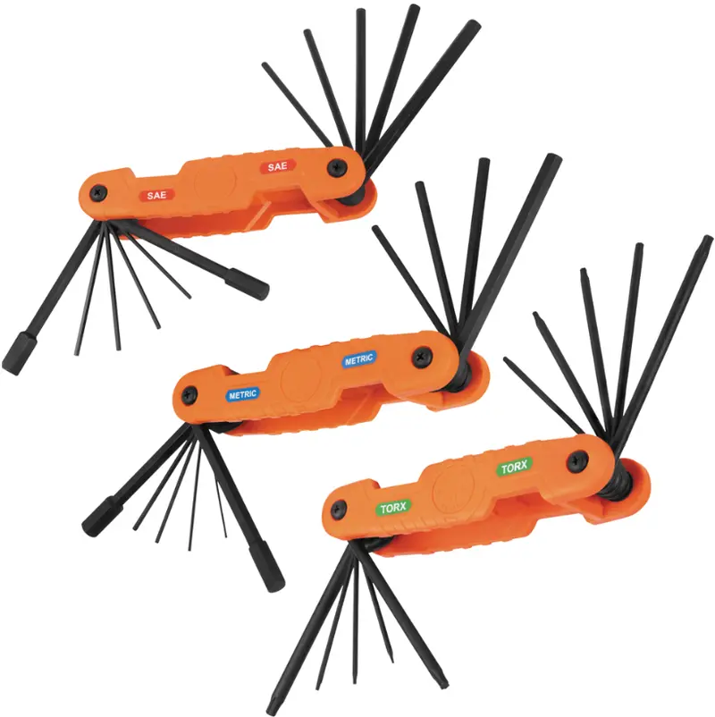 70553-Sae Pro Folding Hex Key 31-Key 1