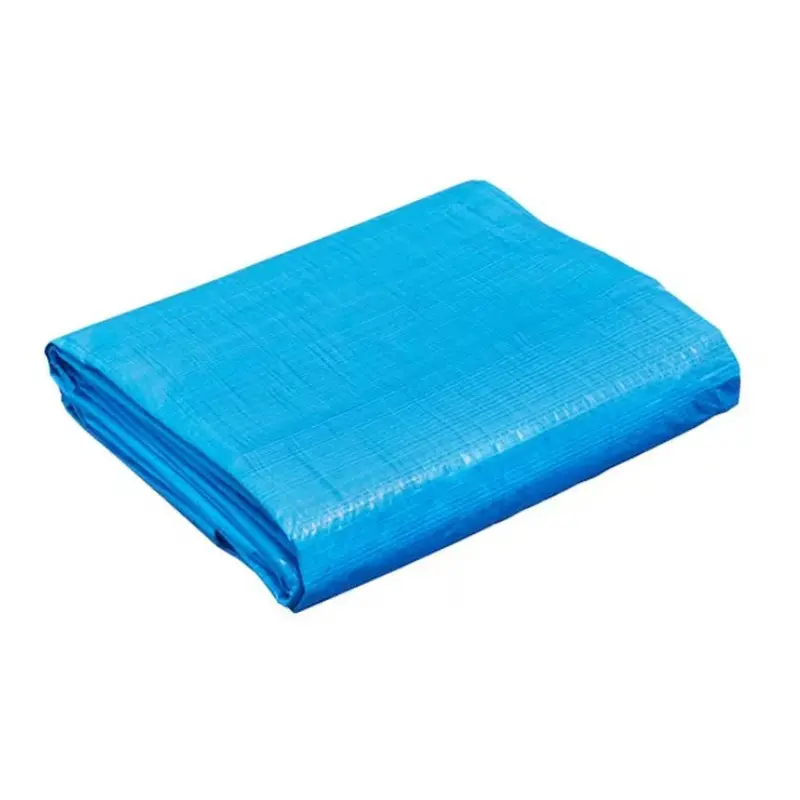 8 Ft X 10 Ft Blue Poly Tarp With Grommets (Water & Uv Resistant) 1