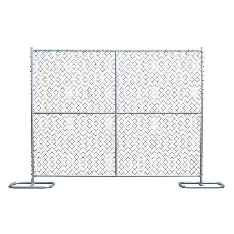 8 Ft X 10 Ft Temporary Chain Link Fence Panel (Galvanized) 1