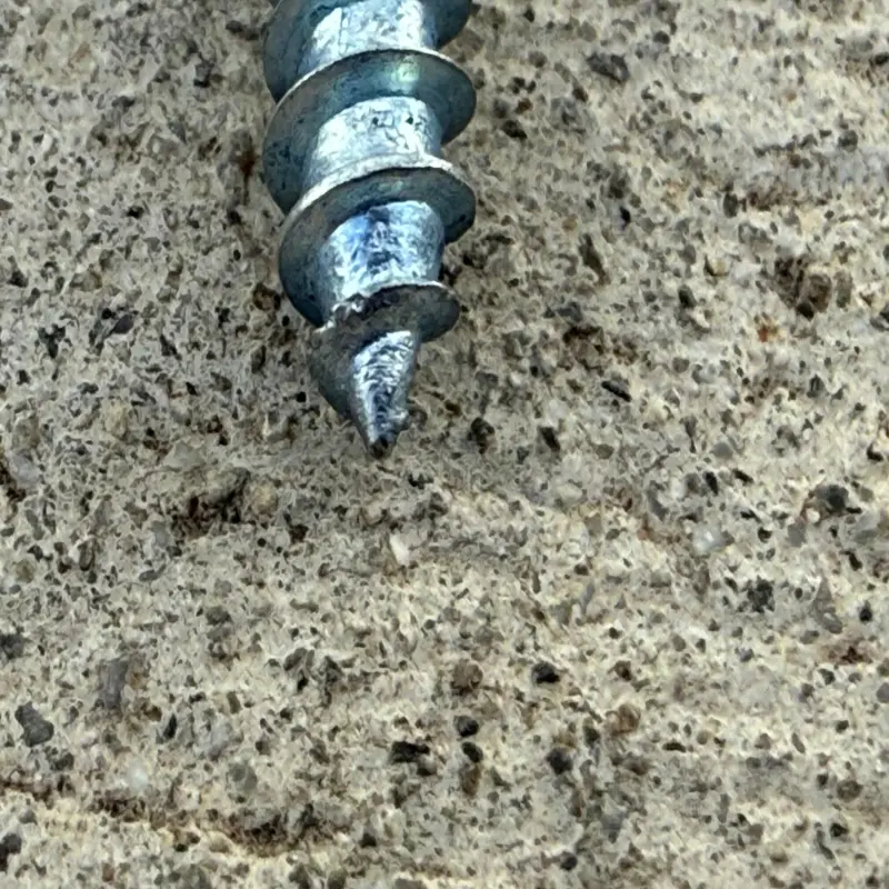 #8 X 1" Zinc Plated Flat Head Wood Screw (Phillips Drive) 8