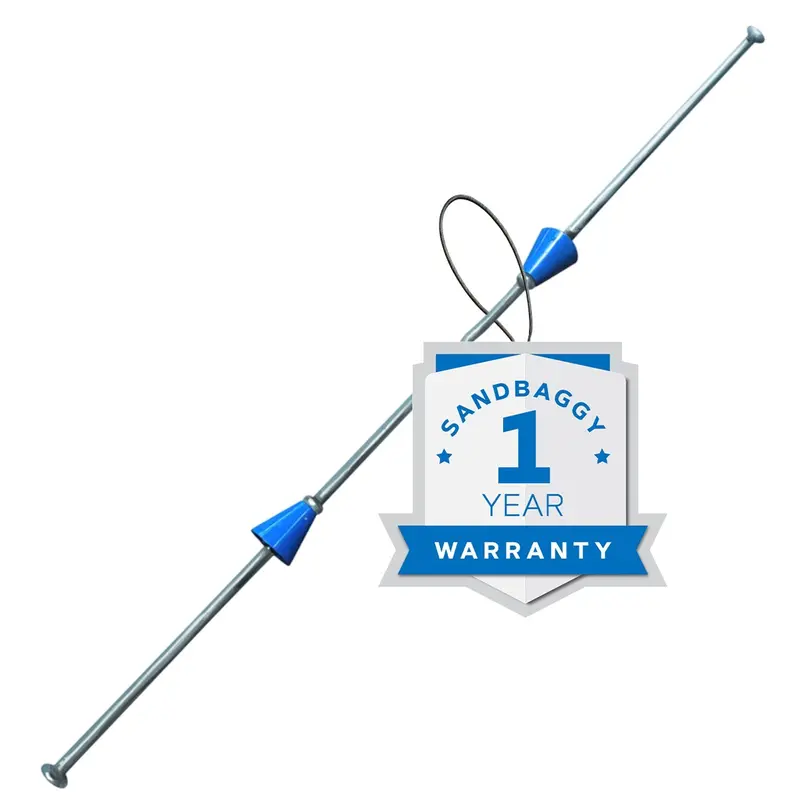 8" X 4 ¾" Stainless Steel Snap Ties For Concrete Forms (Short End) - 1" Plastic Cones 1
