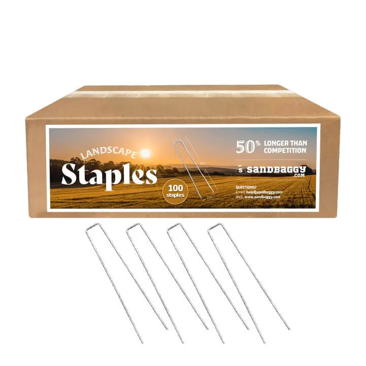 9 In. Landscape Staples - 11 Gauge 14