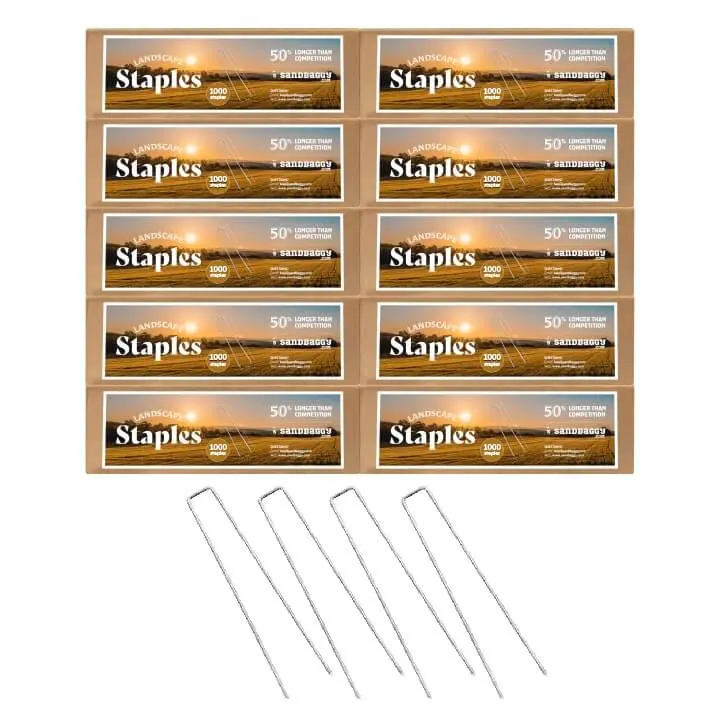 9 In. Landscape Staples - 11 Gauge 18