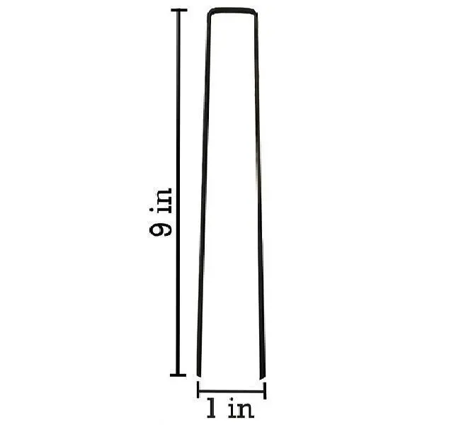 9 In. Landscape Staples - 11 Gauge 2