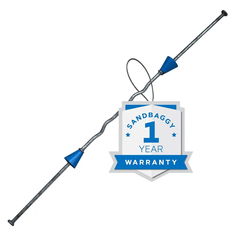 9" X 4 ¾" Standard Snap Ties For Concrete Forms (Short End) - 1" Plastic Cones 1