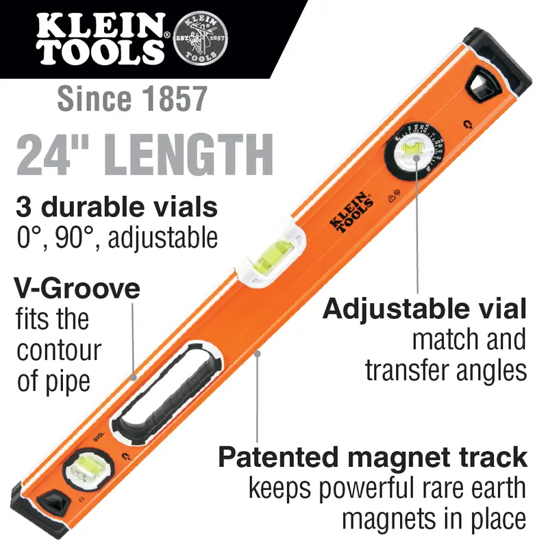 935L-24" Bubble Level 2