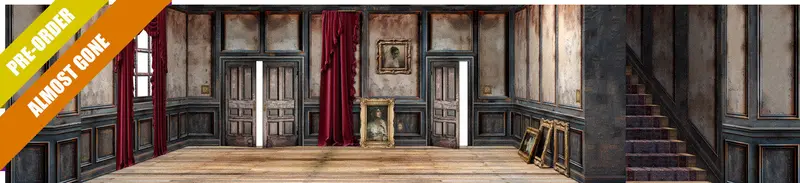 Abandoned Mansion Pop-Up Diorama 1/12 1