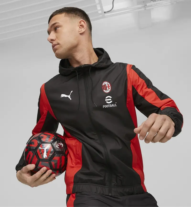 Ac Milan 2023/24 Men's Pre-Match Woven Anthem Jacket 77223304 1