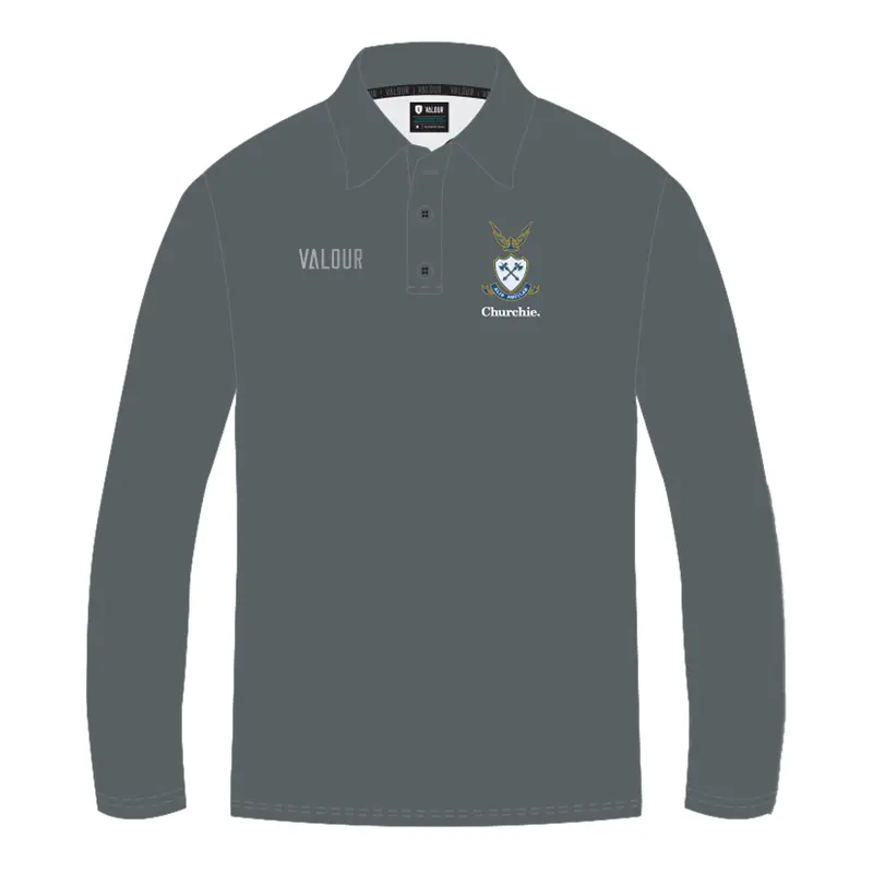Acgs Unisex Coach Long Sleeve Polo 1