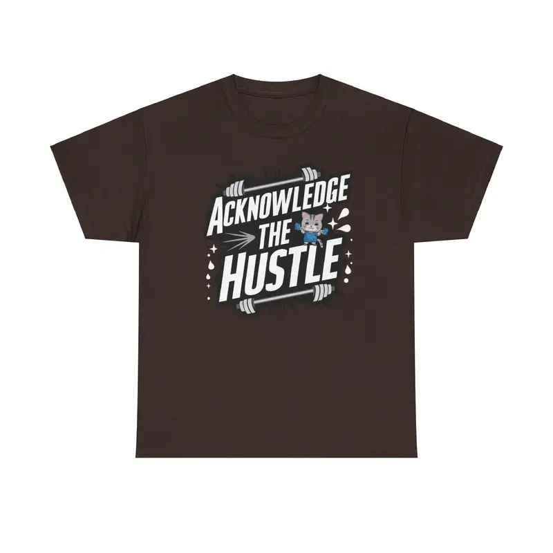 Acknowledge The Hustles Cotton T-Shirt 6