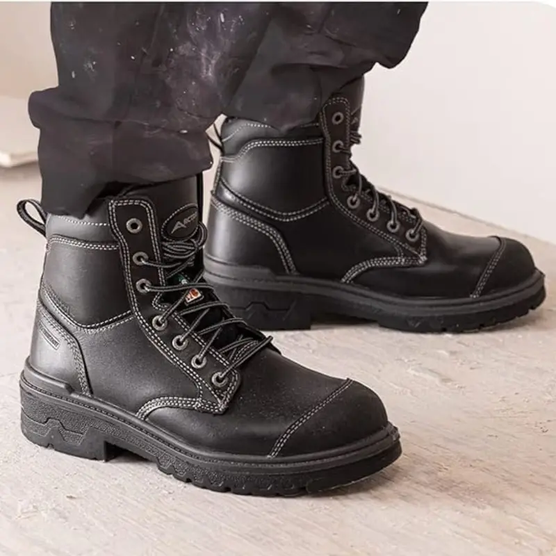 Acton Fierce Women's 8" Steel Toe Work Boot With Internal Met Guard 9304-11 1