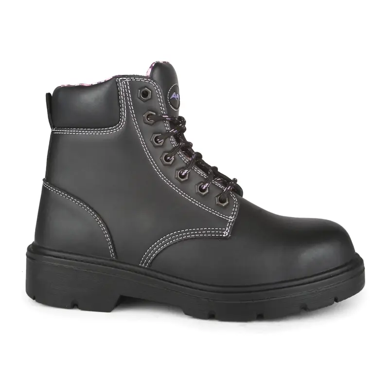 Acton Prolady Women's 5" Steel Toe Work Safety Boot 9233-11 - Black 2