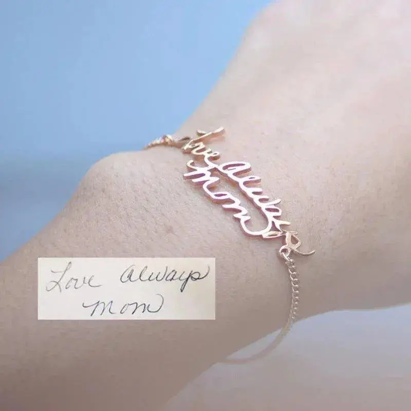 Actual Handwriting Custom Name Bracelet 4