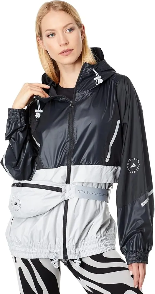 Adidas By Stella Mccartney Casual Jackets 'Black Grey' H62016 2