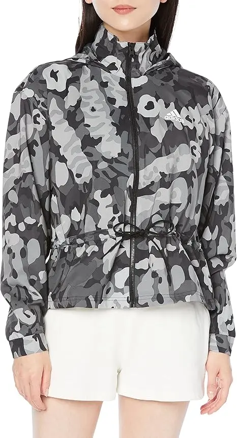 Adidas Eaw18 Women's Graphic Windbreaker Ic0556 1