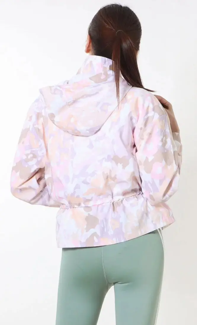 Adidas Graphic Windbreaker White Pink Ic0555 2