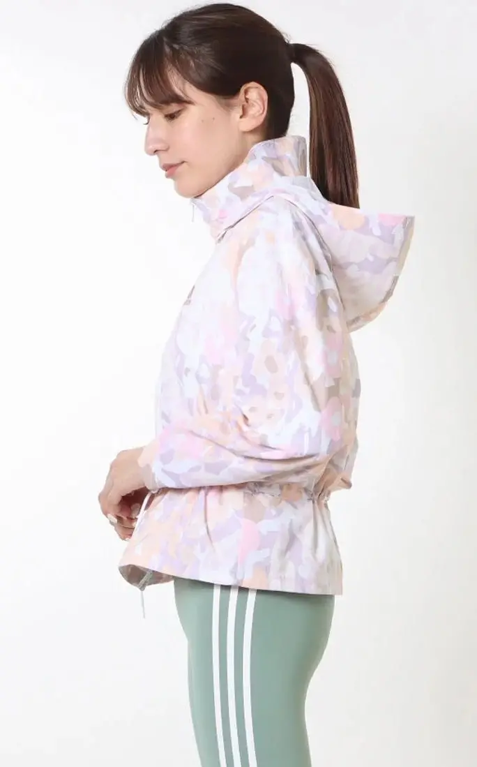 Adidas Graphic Windbreaker White Pink Ic0555 3