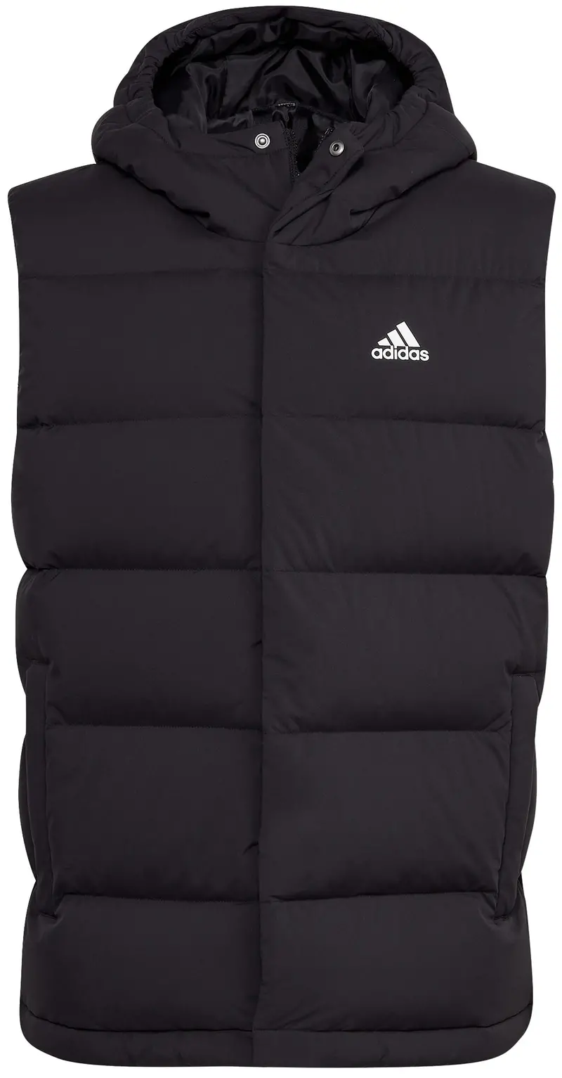 Adidas Helionic Hooded Down Vest - Black  Hg6277 1
