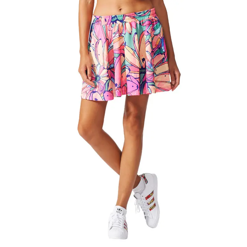 Adidas Originals Ladies Womens Flared Short Mini Skirt Aj8157 2