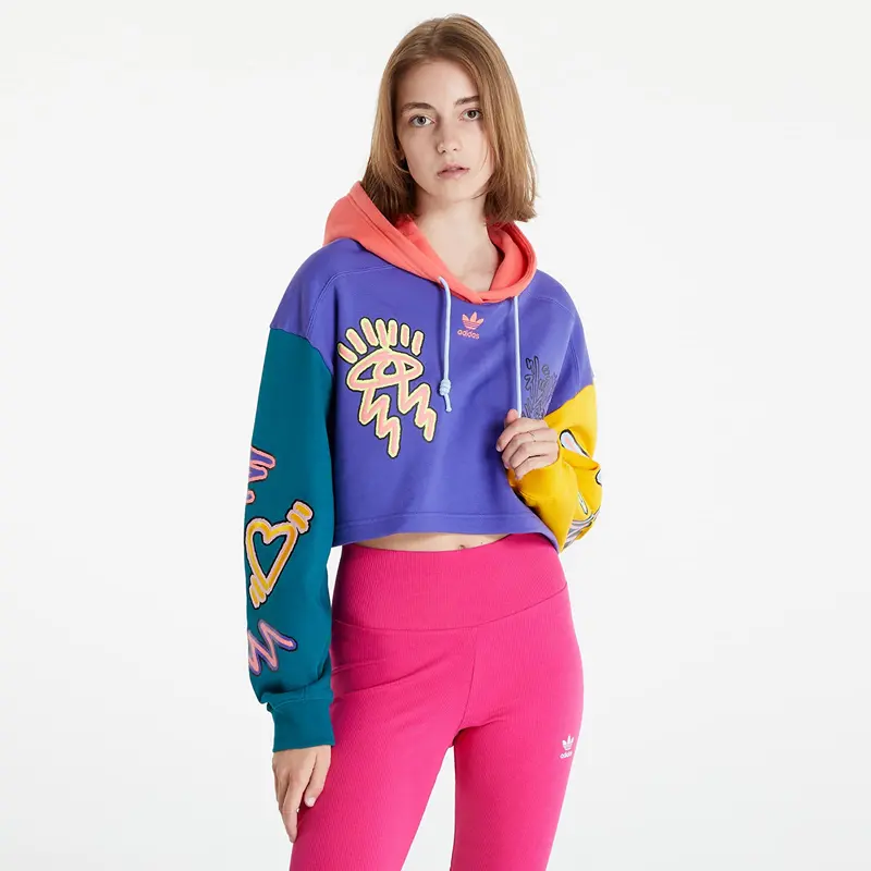 Adidas Originals Love Unites Crop Hoodie Hc3080 1
