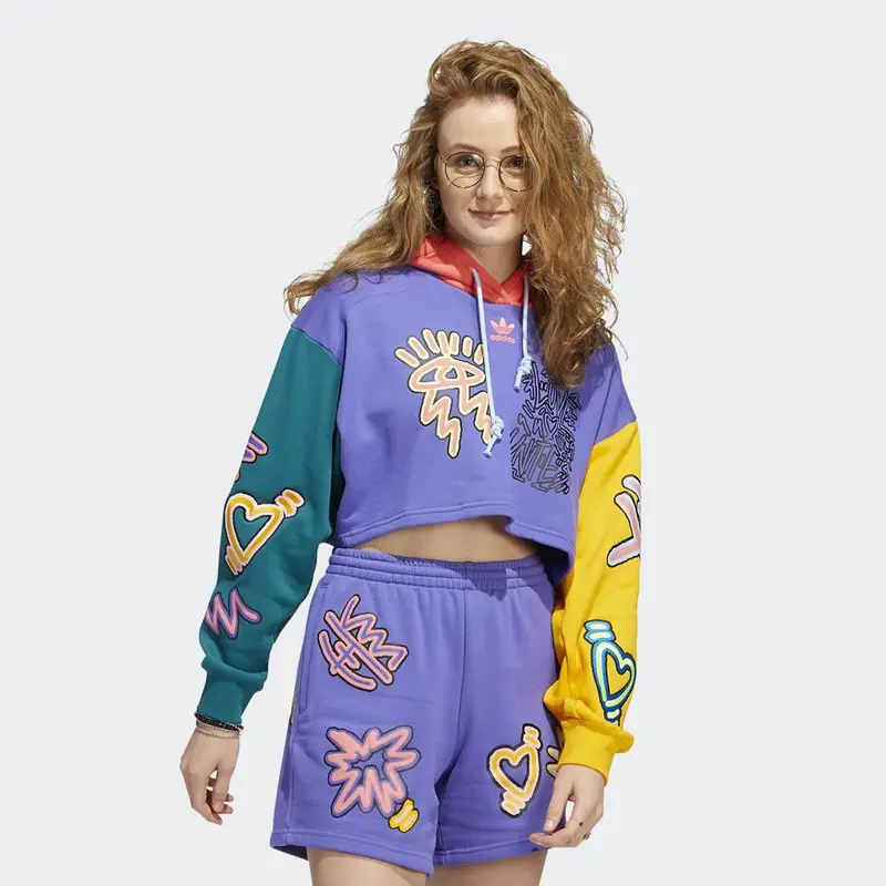 Adidas Originals Love Unites Crop Hoodie Hc3080 3