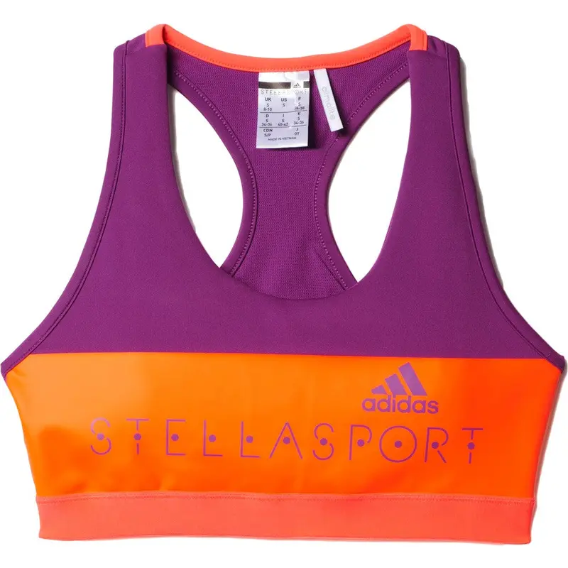Adidas Stellasport Padded Sports Bra Women's Purple & Fuschia Ap6224 2