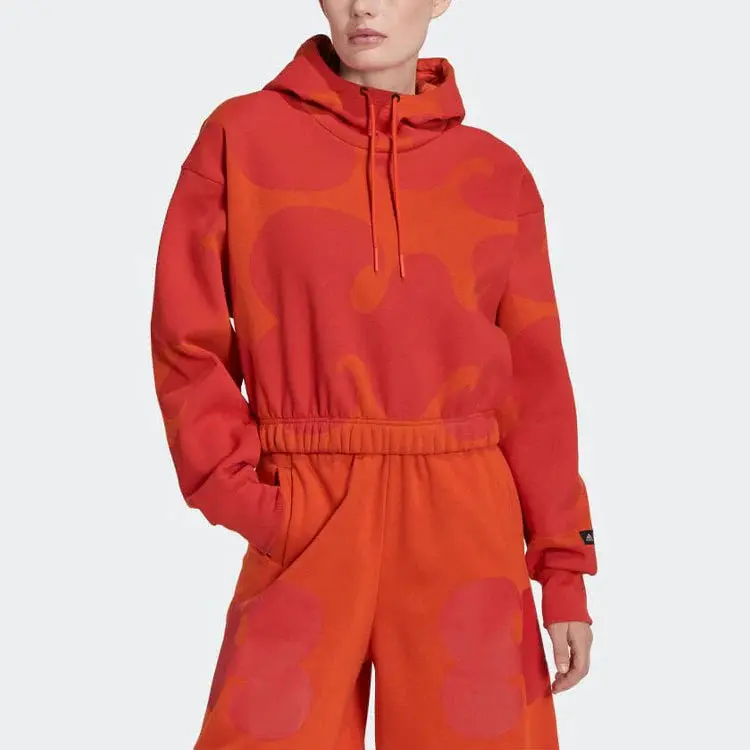 Adidas Women Marimekko Crop Hoodie Hj7306 1