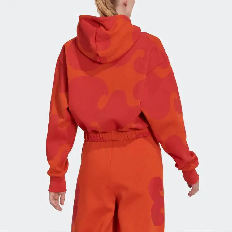 Adidas Women Marimekko Crop Hoodie Hj7306 2