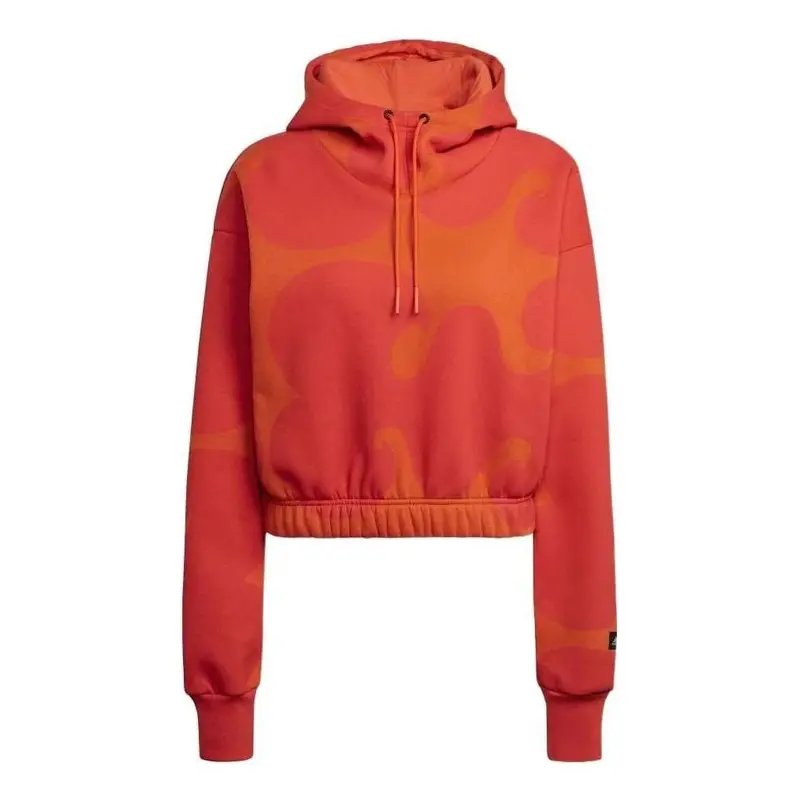 Adidas Women Marimekko Crop Hoodie Hj7306 3