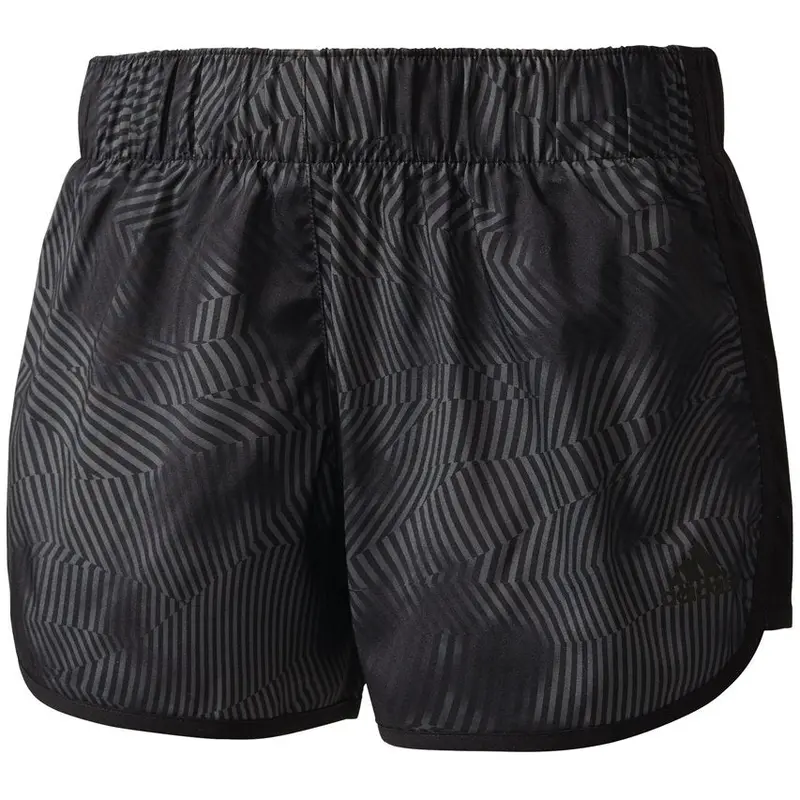 Adidas Women's M10 Graphic Shorts - Black Az8460 1