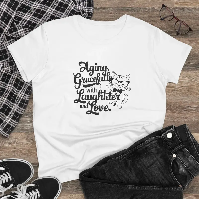 Aging Gracefully Women Graphic Tshirts 2