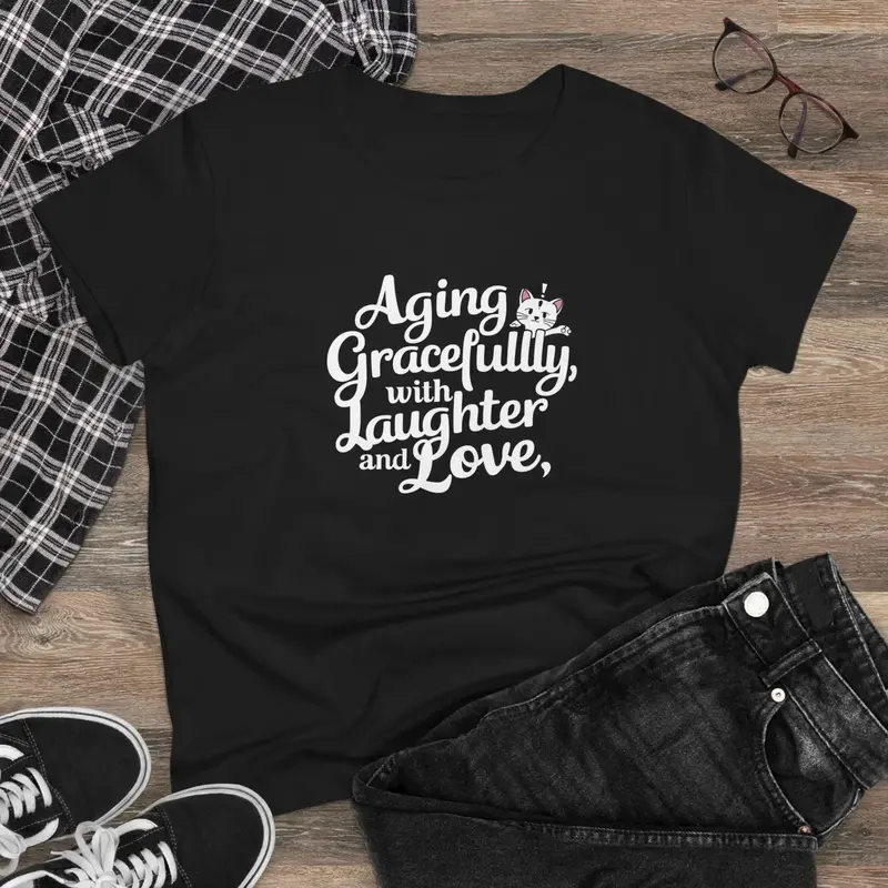 Aging Gracefully Women Graphic Tshirts 3