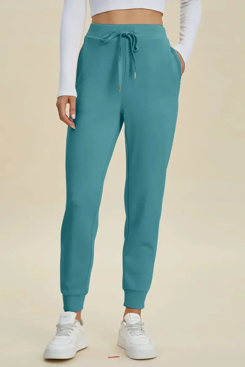 Air Scuba Drawstring High Waist Joggers 11
