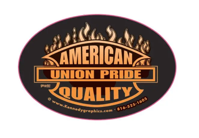 American Quality - Union Pride Flames #S68 1