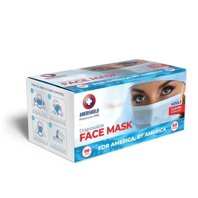 Amerishield Usa Made Disposable Face Mask 1