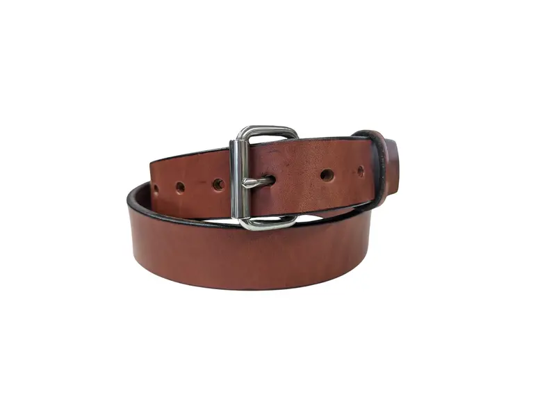 Amish Made Leather Belt, Sorrel 1