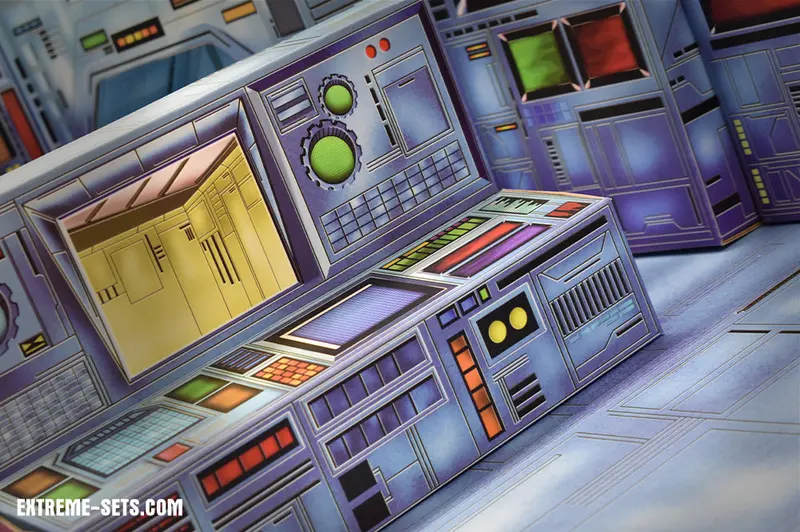 Animated Command Station Pop-Up Diorama 1/12 2