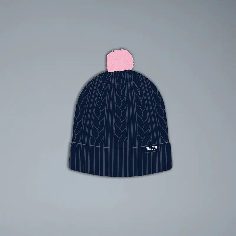 Annabel Neasham Racing Cable Knit Beanie 2