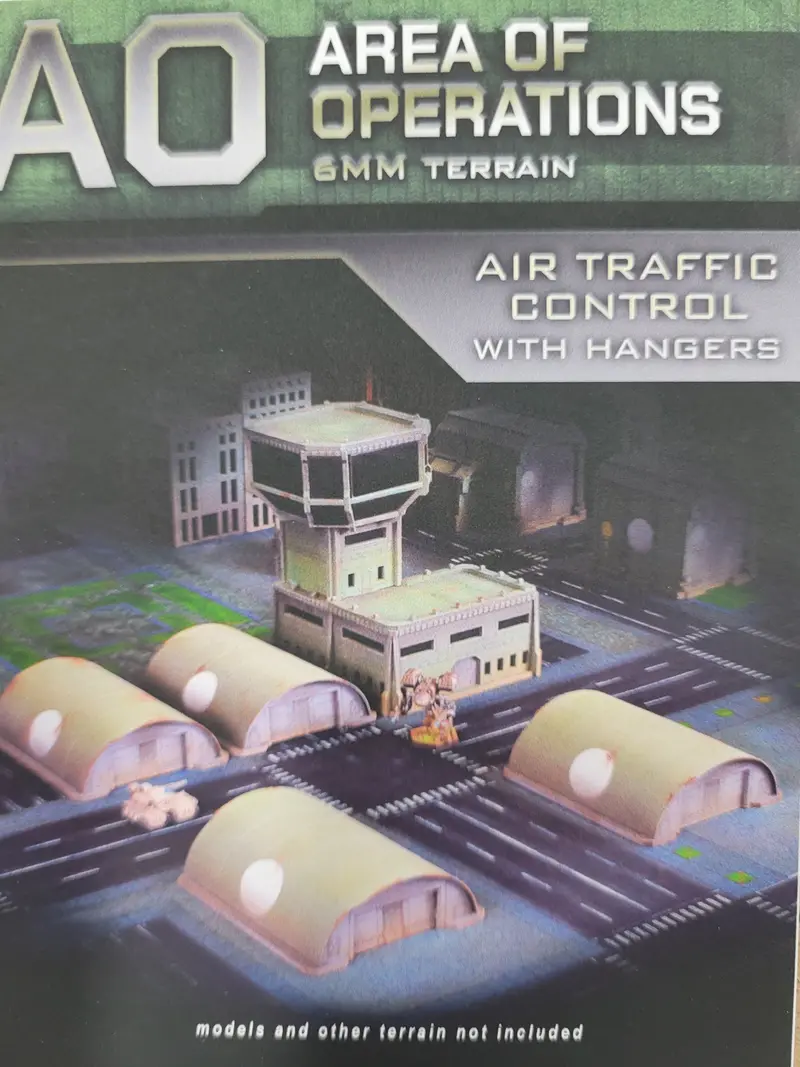 Area Of Operations: Air Traffic Control With Hangers 1