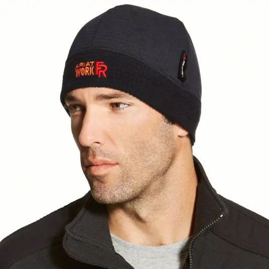 Ariat Fr Power Grid Polartec Beanie #10018117 1