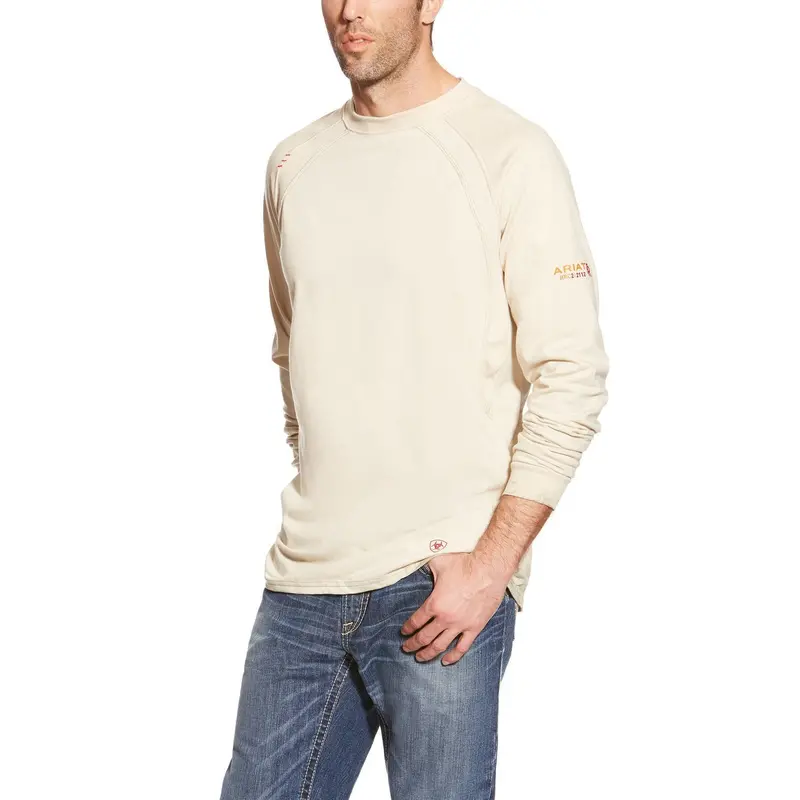 Ariat Fr Sand Long Sleeve Work Crew Shirt #10012254 1