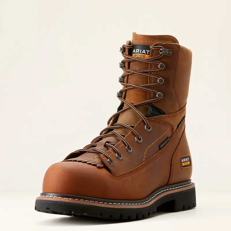 Ariat Longview Shock Shield 8" Waterproof Composite Toe Work Boot #10053817 1
