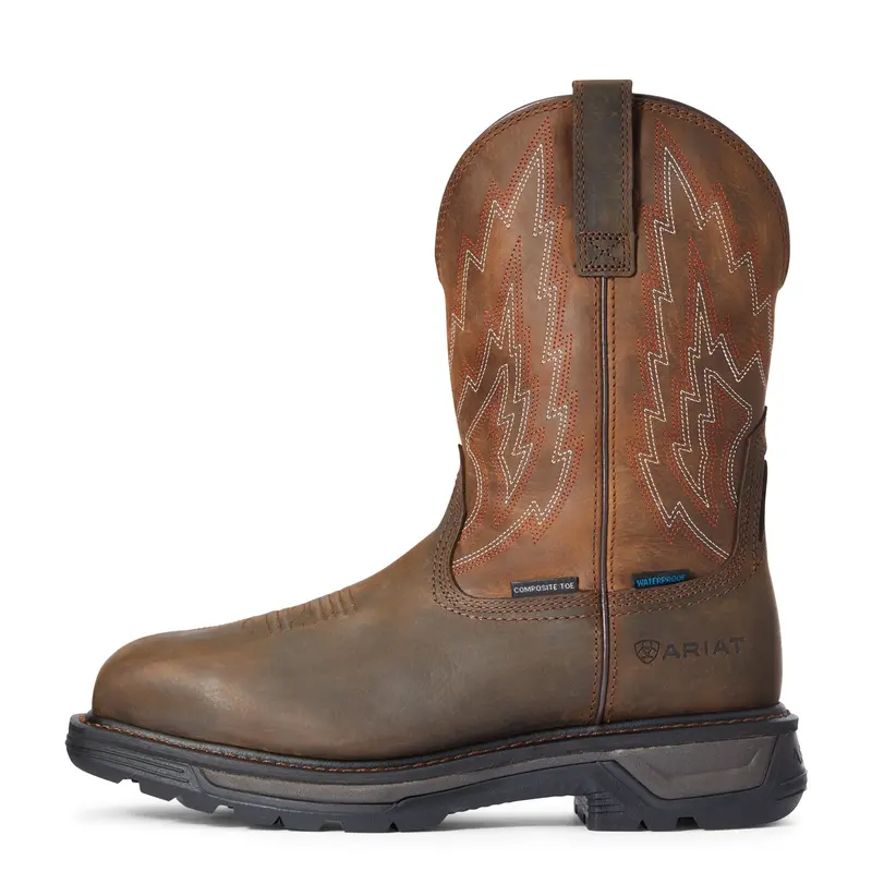 Ariat Men's Big Rig 11" Waterproof Comp Toe Western Boot 1
