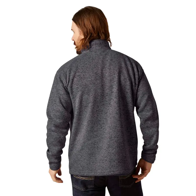 Ariat Men's Caldwell Logo 1/4 Zip Sweater 2