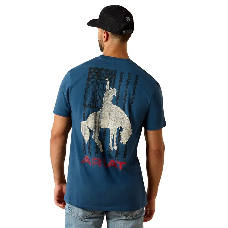 Ariat Men's Flag Bronco Classic Fit T-Shirt 1