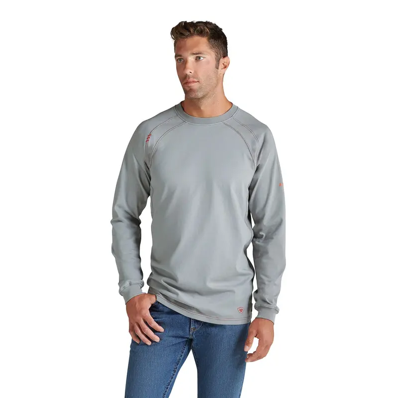 Ariat Men's Flame Resistant Work Crew Long Sleeve T-Shirt 1